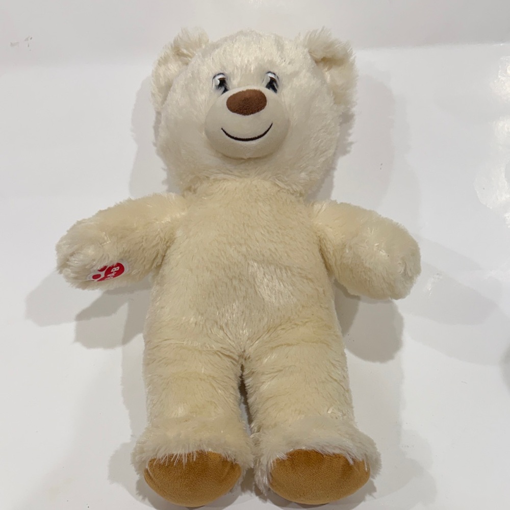 Build-A-Bear Cream Teddy Bear Plush Toy